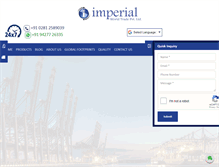 Tablet Screenshot of imperialworldtrade.com